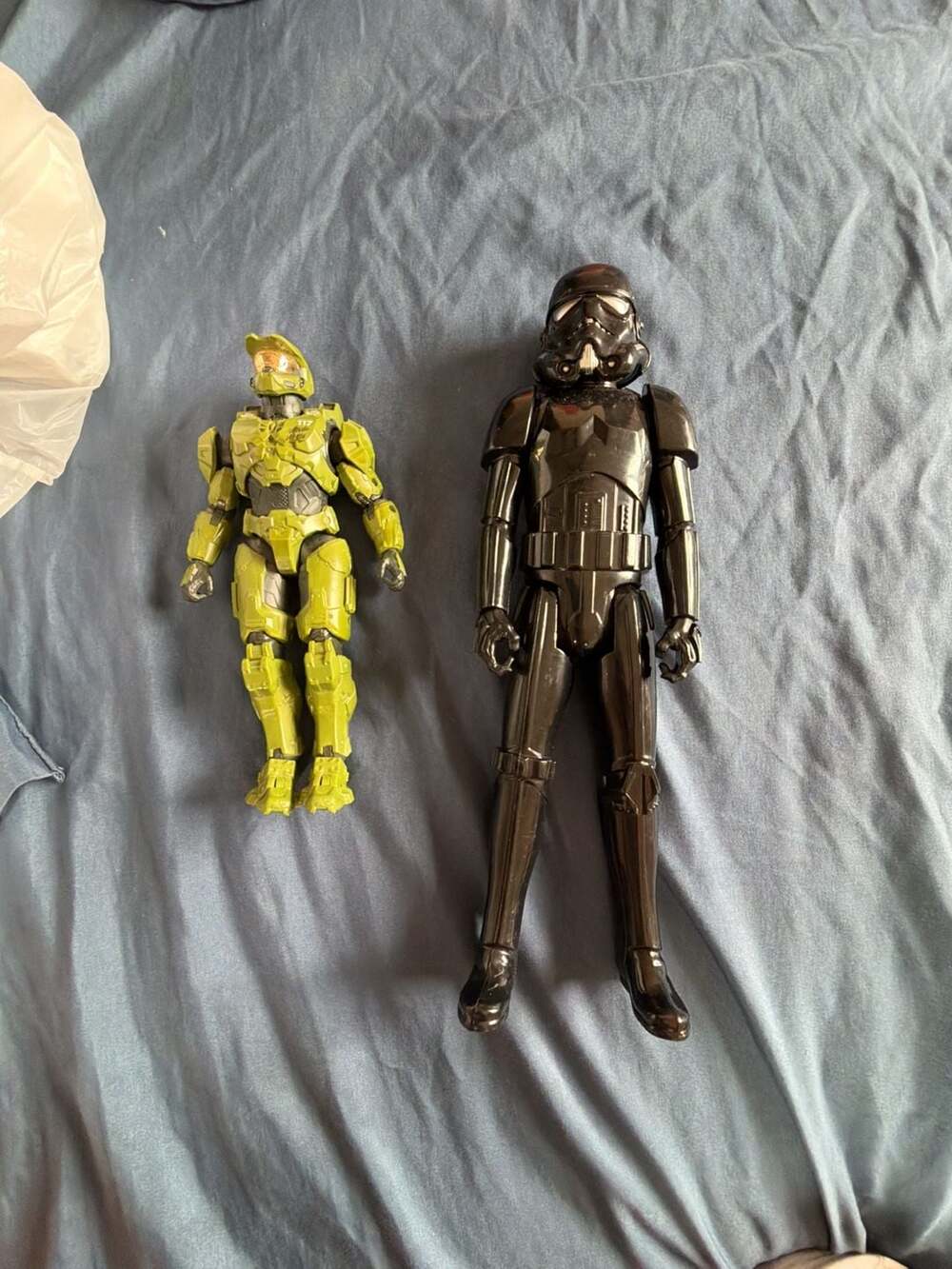 Halo Master Chief and Star Wars Shadow Stormtrooper 12-inch Action Figure Lot